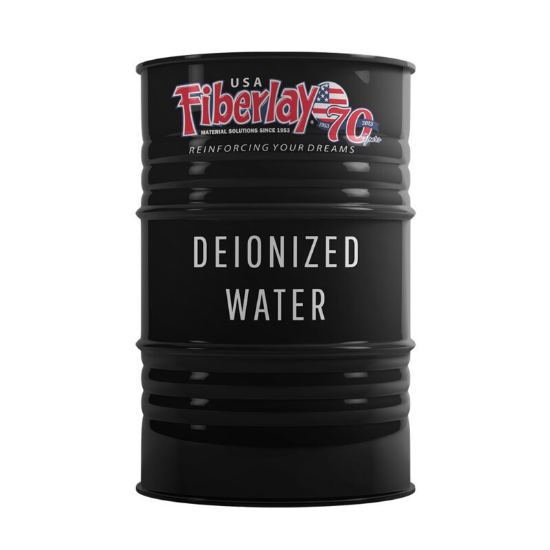 fiberlay deionized water